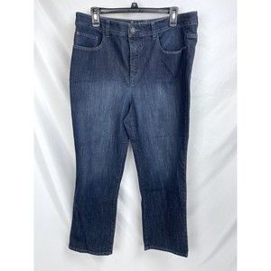 Christopher & Banks Women 14 Short Denim Blue Jeans Classic Fit 28"